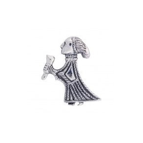 313-5 Kvinde med drikkehorn